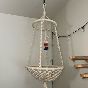 Macramé Hanging Cat Hammock